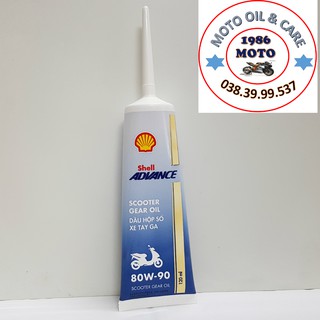 Nhớt Hộp Số (Láp) Xe Tay Ga Shell Thailand Advance Scooter Gear 80w90