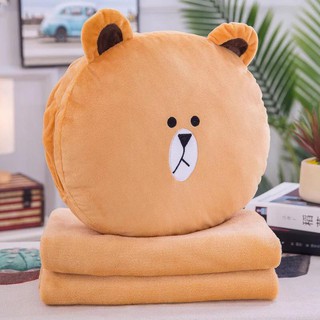 BỘ CHĂN GỐI VĂN PHÒNG HÌNH THÚ CUTE