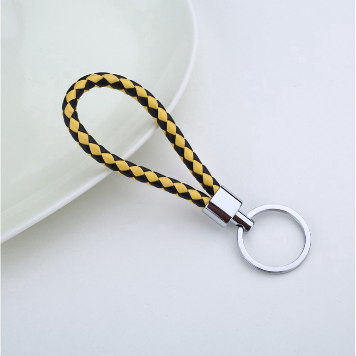 Móc khóa dây bện handmade thời trang