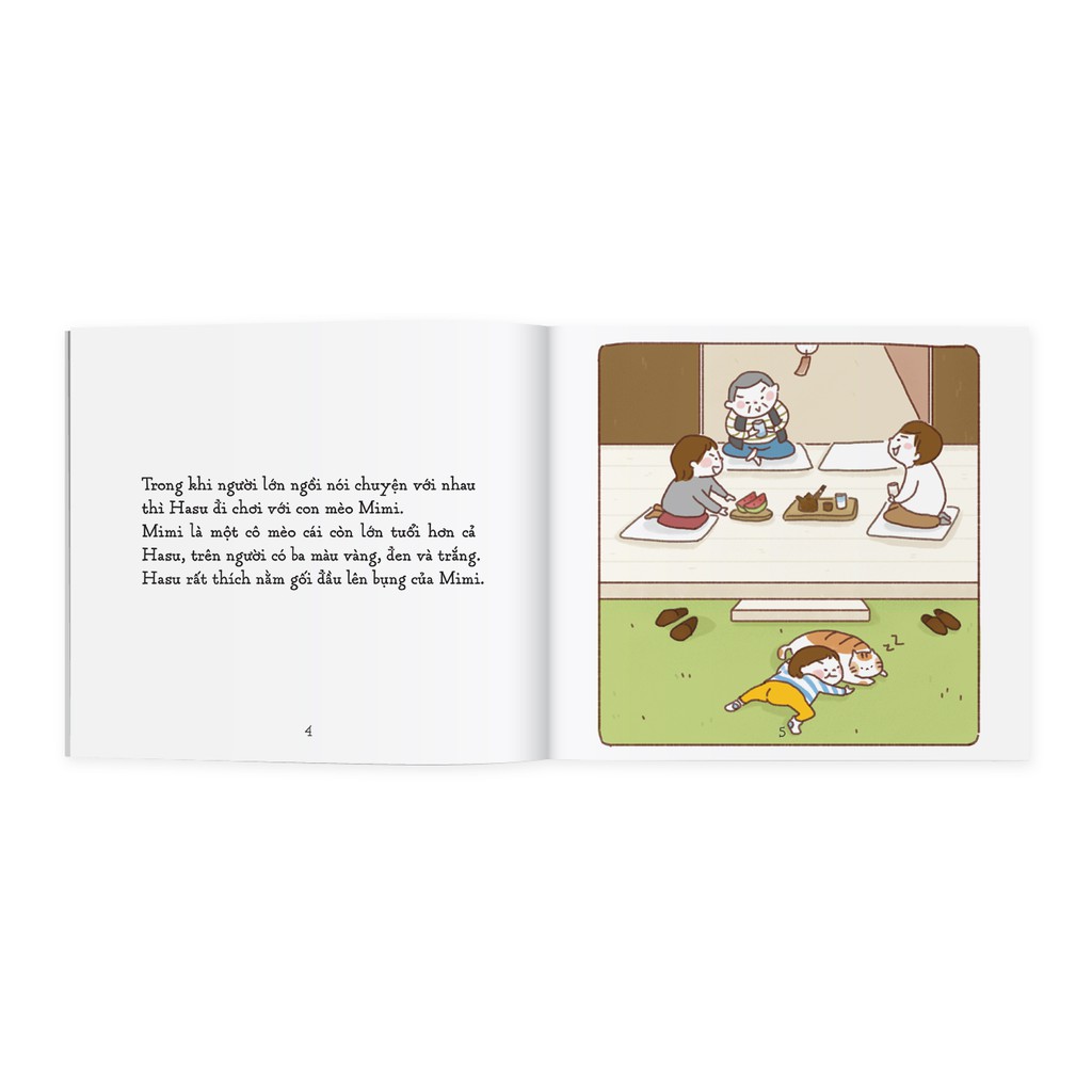 Sách Ehon Nhật Bản cho bé 3-6 tuổi - Combo 4 cuốn Những Câu Chuyện Kì Lạ Của Hasu
