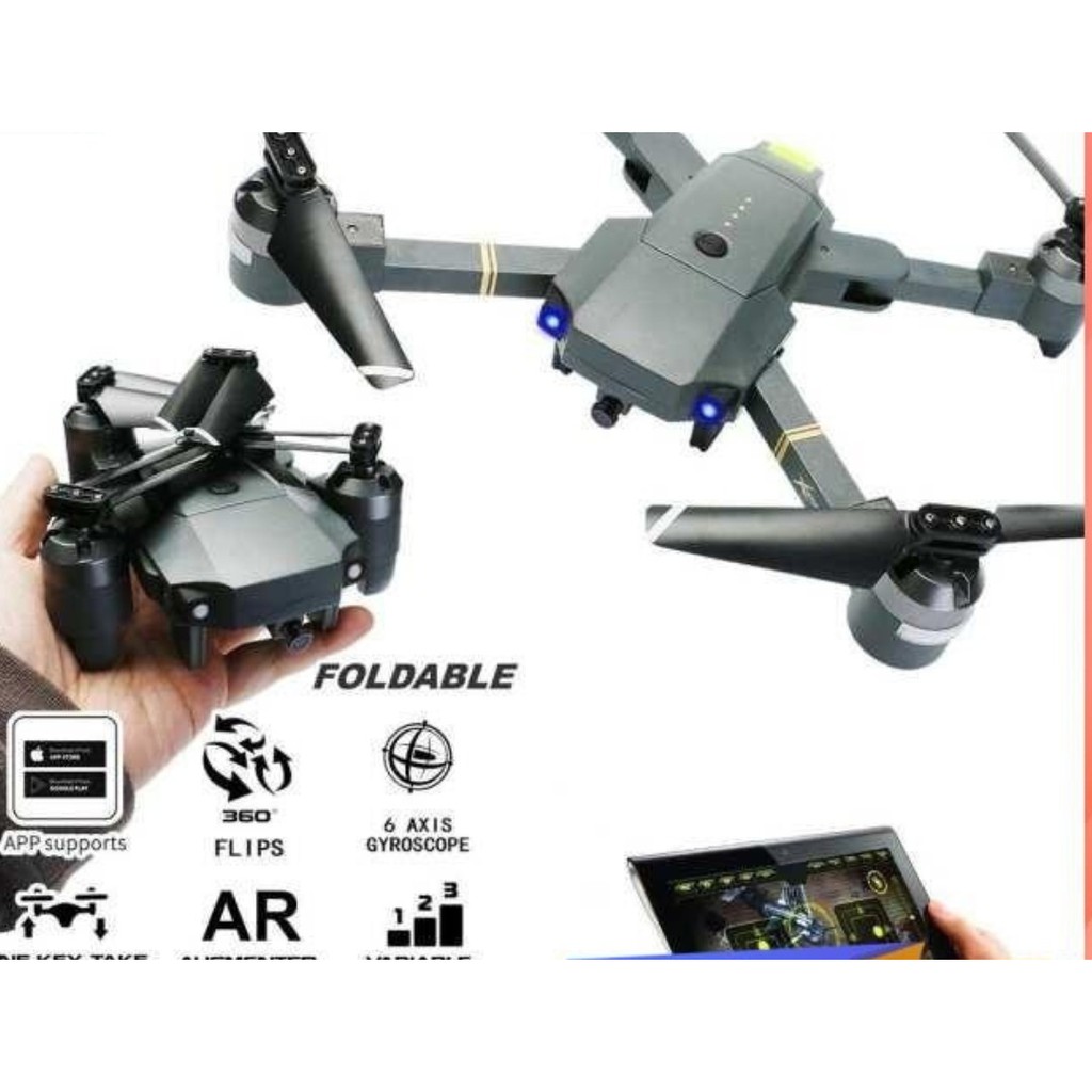 Flycam giá rẻ, FLYCAM XT- 1 1080P, Máy bay điều khiển từ xa có cảm biến bụng - Hàng chính hãng bảo h