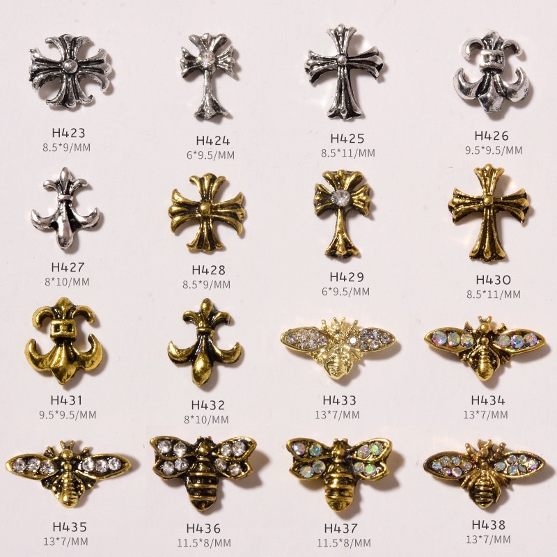 Charm thương hiệu,chảm chữ thập bán lẻ 1 cái