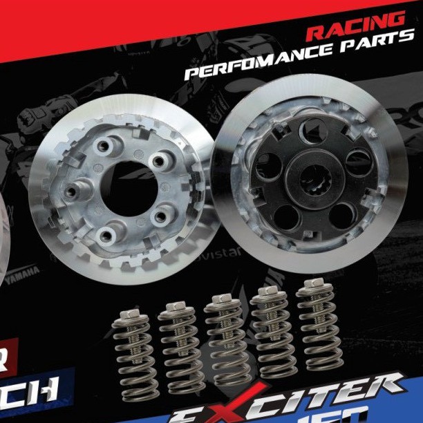ĐẾ NHÔM NỒI SUM RACING SLIPPER CLUTCH ( CHỐNG TRƯỢT) CHO EXCITER 150