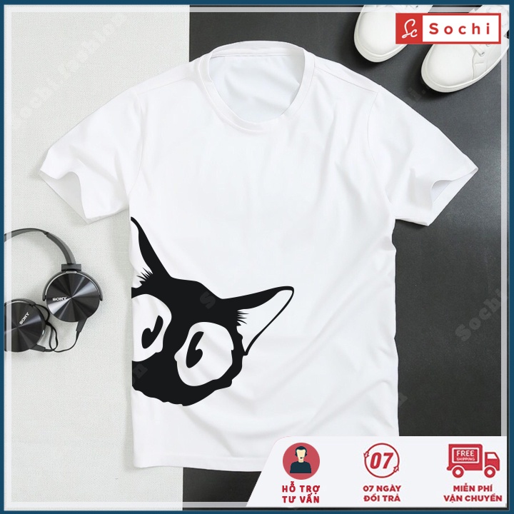 Áo thun tay ngắn nam nữ unisex chất phông nam cổ tròn in hình con cáo mã CZ29