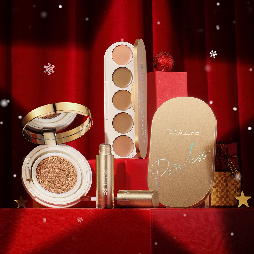 Phấn Phủ Kiềm Dầu Mịn Da FOCALLURE Lasting Poreless Compact Powder Nội Địa Trung | FA206