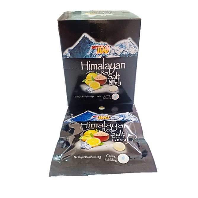 Kẹo bạc hà muối đỏ Himalaya Lot 100 15gr