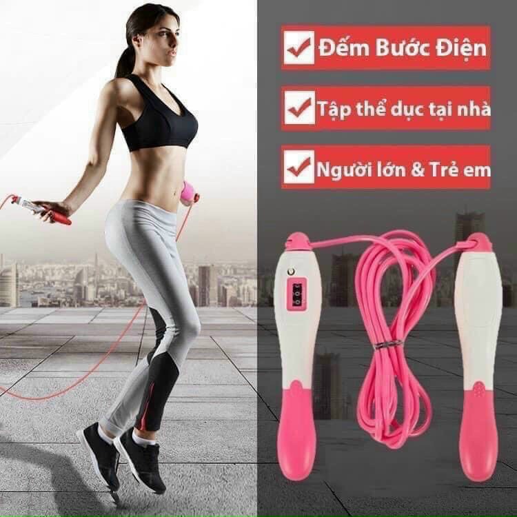 Dây Nhảy Thể Lực Đàn Hồi,  Không Dây - Có Dây Điều Chỉnh Luyện  Dụng Cụ Tập Gym Thể Dục, Thể Thao Tiện Lợi Tại Nhà