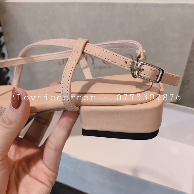 SANDAL NỮ LOVIIECORNER - GIÀY SANDAL NỮ XỎ NGÓN DÂY CHÉO ĐẾ VUÔNG 2CM - GIÀY SANDAL NỮ ĐẾ BỆT QUAI MẢNH ĐẾ 2CM - S200612