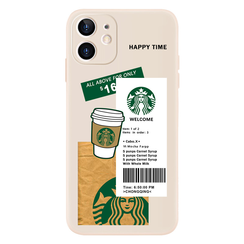 Toàn Bộ Ốp Điện Thoại Dẻo Họa Tiết Starbucks Độc Đáo Cho Iphone 11 11pro 11promax 7 8 Se 2020 7plus 8plus X Xs Xr Xsmax 12 12pro 12promax