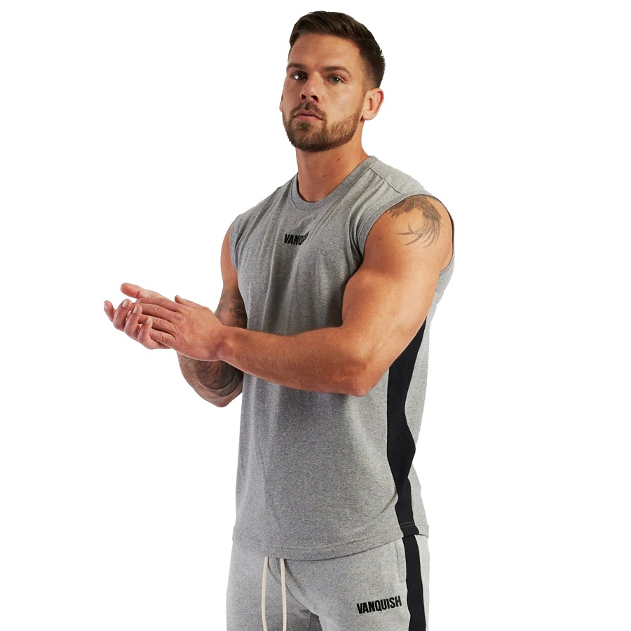 Áo Ba Lỗ Thể Thao Vải Cotton Cho Nam