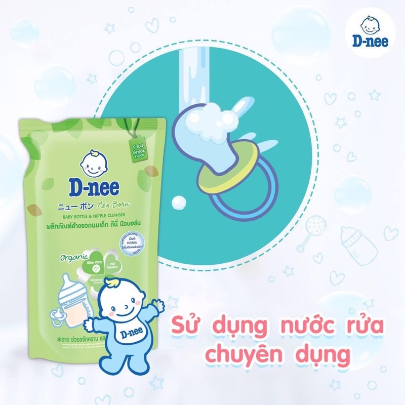 Nước rửa bình sữa dnee thái lan 600ml