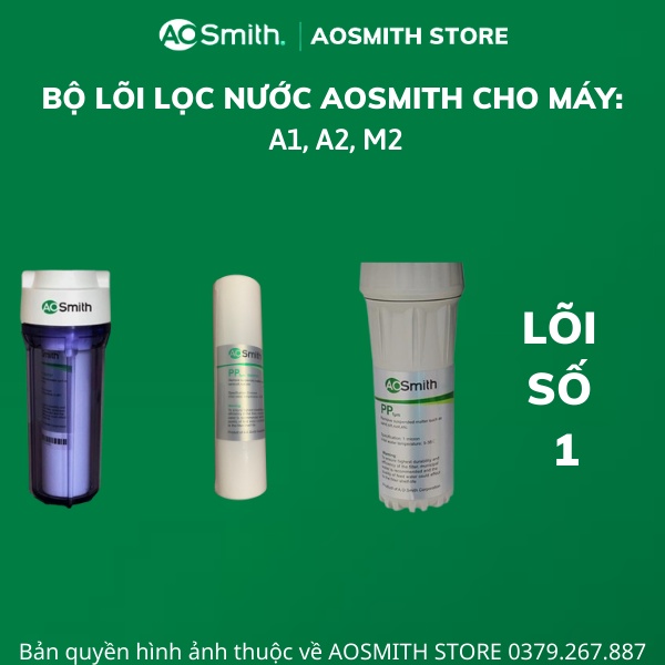 Lõi lọc nước Aosmith dùng cho máy A1, A2, M2 - hàng chính hãng.