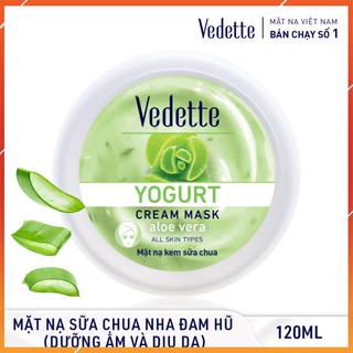 🍐 mặt nạ kem sữa chua nha đam 120ml vedette