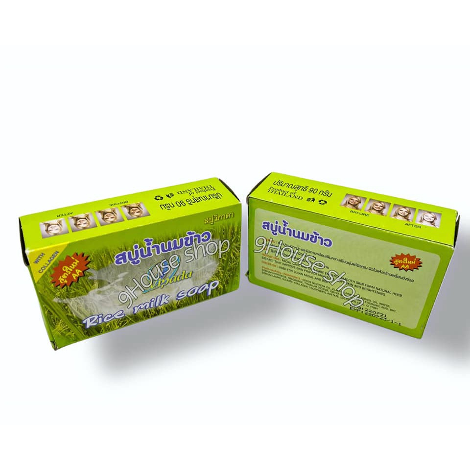 (Hộp Giấy) 01 Xà phòng Collagen Sữa Gạo Vipana Thái Lan 90gram
