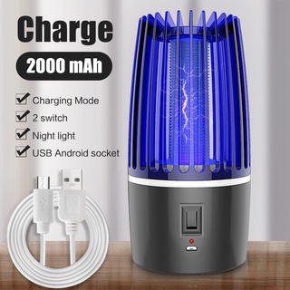 Đèn led diệt muỗi và côn trùng 2000/4000mah sạc usb