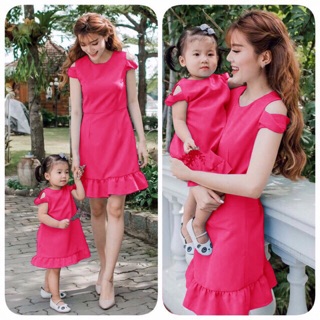 Đầm đôi Mẹ và bé size lớn