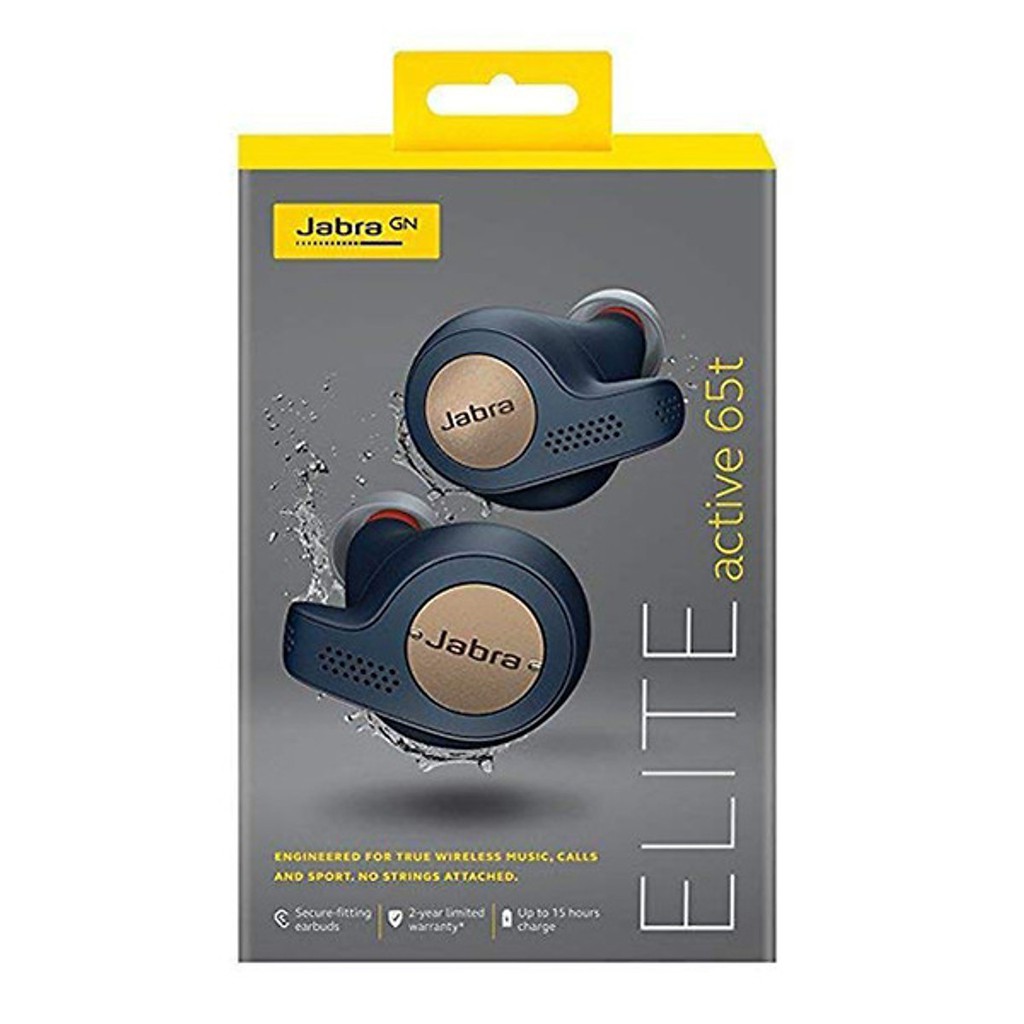 Tai Nghe Bluetooth True Wireless Jabra Elite Active 65T - Hàng Chính Hãng