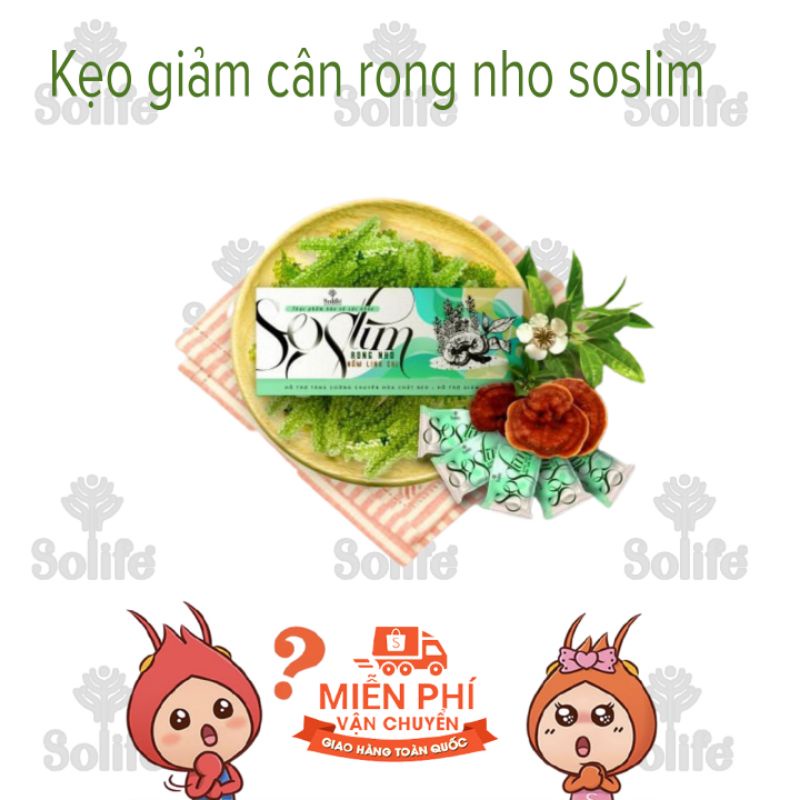 KẸO GIẢM CÂN RONG NHO SOSLIM