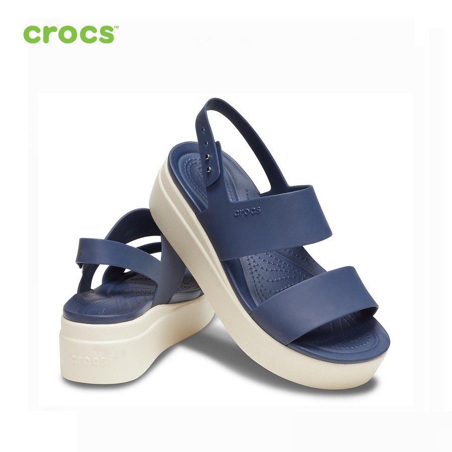 Dép sandal đế xuồng nữ CROCS Brooklyn 206453-46K