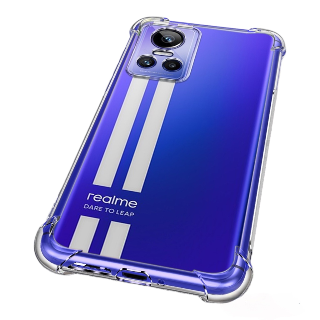 Ốp lưng Realme GT Neo 3  / GT Neo 2 / GT Neo 5 / Neo 5 SE dẻo trong suốt lồi 4 góc chống sốc ôm khít máy hạn chế ố vàng