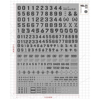Decal nước Hobby Mio Custom Decal Vol.05