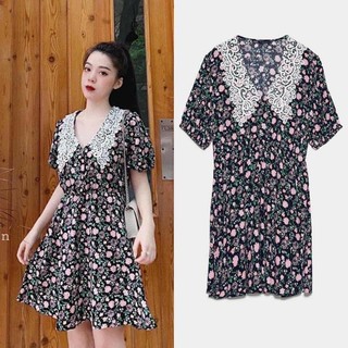 váy hoa zara authentic