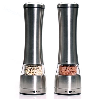 Bộ 2 cối xay tiêu và muối bằng thép không gỉ