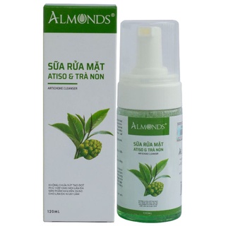 Sữa rửa mặt almonds atiso và trà non 120ml