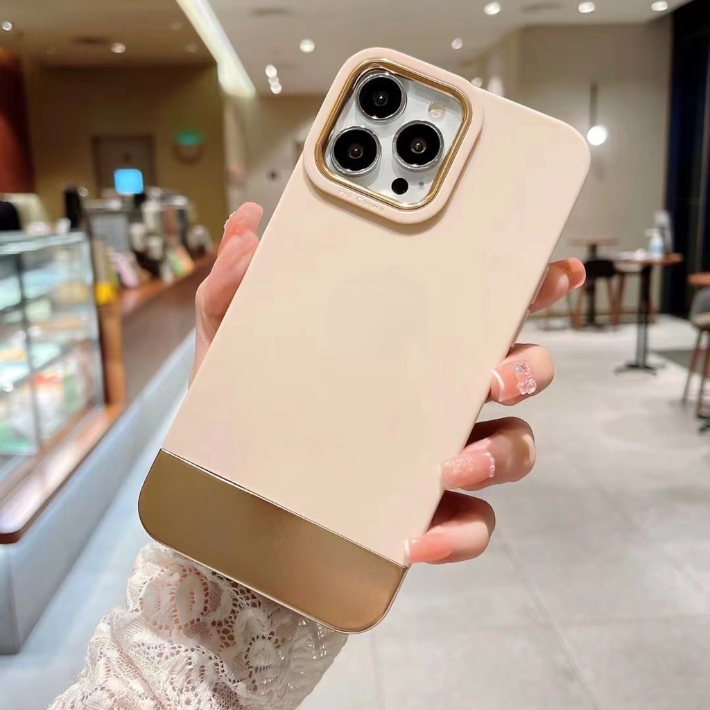 Ốp Điện Thoại TPU Silicon Mạ Màu Trơn 3 Trong 1 Cho Iphone 13 12 11 Pro Max 11 12 13 X XR XS Max XR