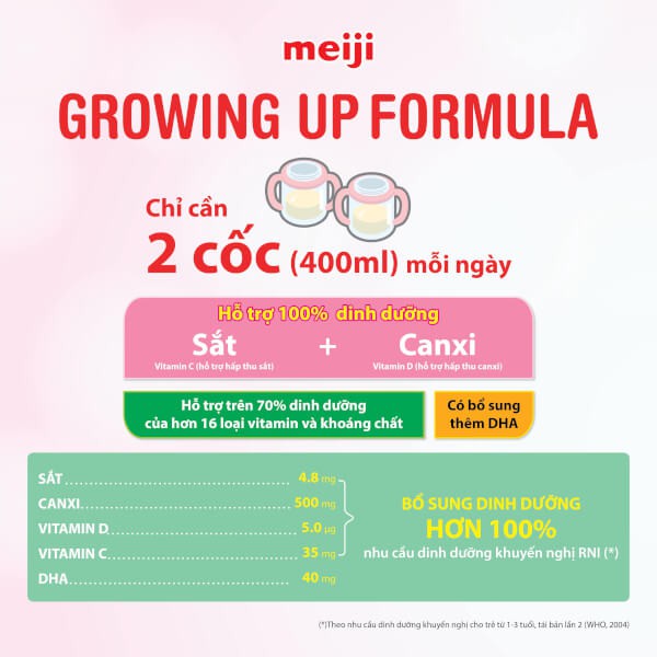 [Date T10/24] Sữa Bột Meiji Nhập Khẩu Số 1 Lon 800g