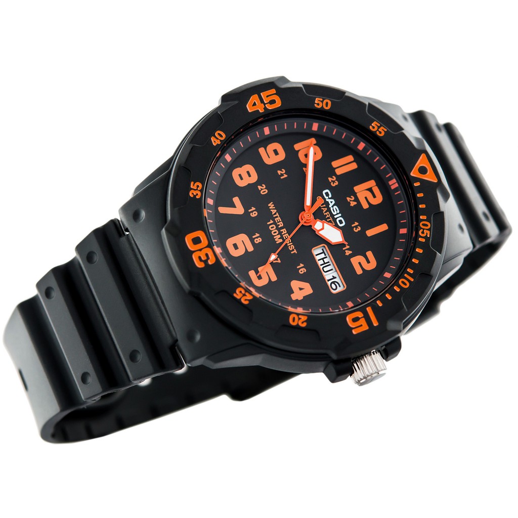Đồng hồ nam dây nhựa Casio chính hãng Anh Khuê MRW-200H-4BVDF (44mm)