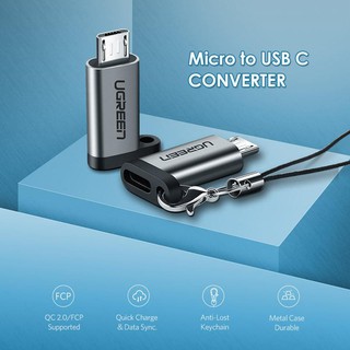Đầu chuyển đổi Micro USB sang USB Type C Ugreen 50590