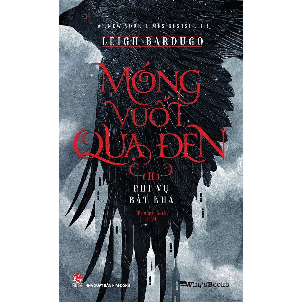 Sách Móng vuốt quạ đen tập 1 2 3 4 - Six of Crows - Leigh Bardugo - Wings Books - NXB Kim Đồng