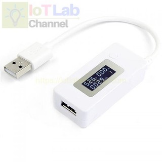 Dụng cụ đo dòng áp, kiểm tra nguồn cổng USB Tester v4