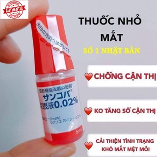 [Mã giảm giá tích lũy] Nhỏ mắt cận thị Sancoba Nhật Bản 5ml