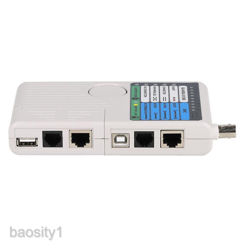 Thiết Bị Kiểm Tra Cáp Mạng Đa Năng 4 Trong 1 RJ45 / RJ11 / USB / BNC LAN