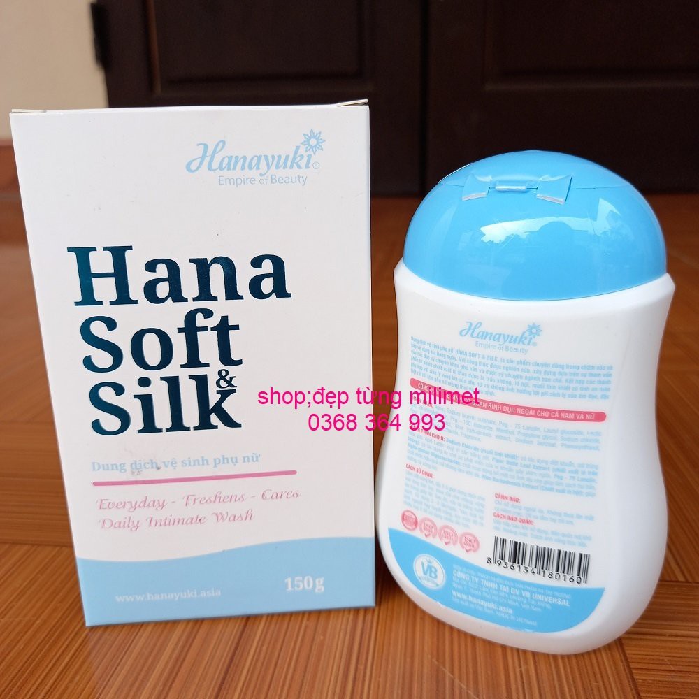 Dung Dịch Vệ Sinh Phụ Nữ Hana Soft Silk Hanayuki