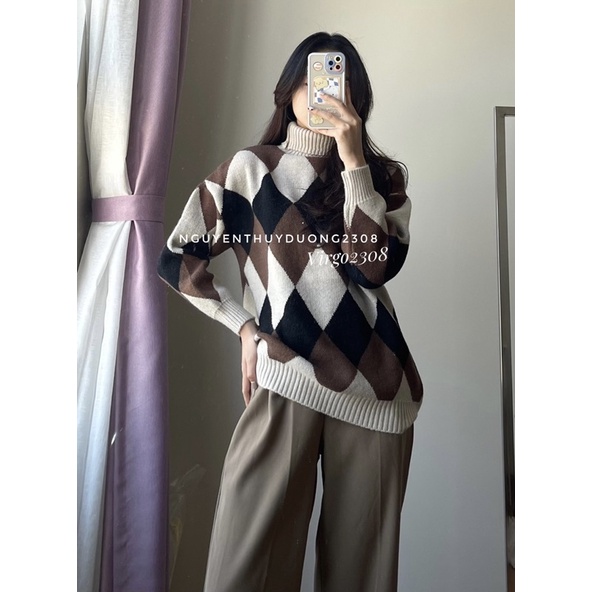 [HÀNG SẴN]ÁO LEN TRÁM CỔ LỌ MIX MÀU XINH XẮN HÀNG QUẢNG CHÂU | BigBuy360 - bigbuy360.vn