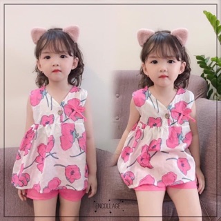 Bộ thô boi điệu đà bé gái