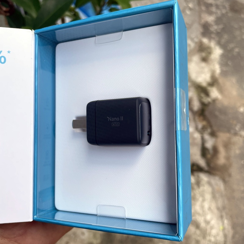 Cốc sạc nhanh 30W Anker A2665P11 Nano II thiết kế nhỏ gọn (Đen) - Nhất Tín Computer
