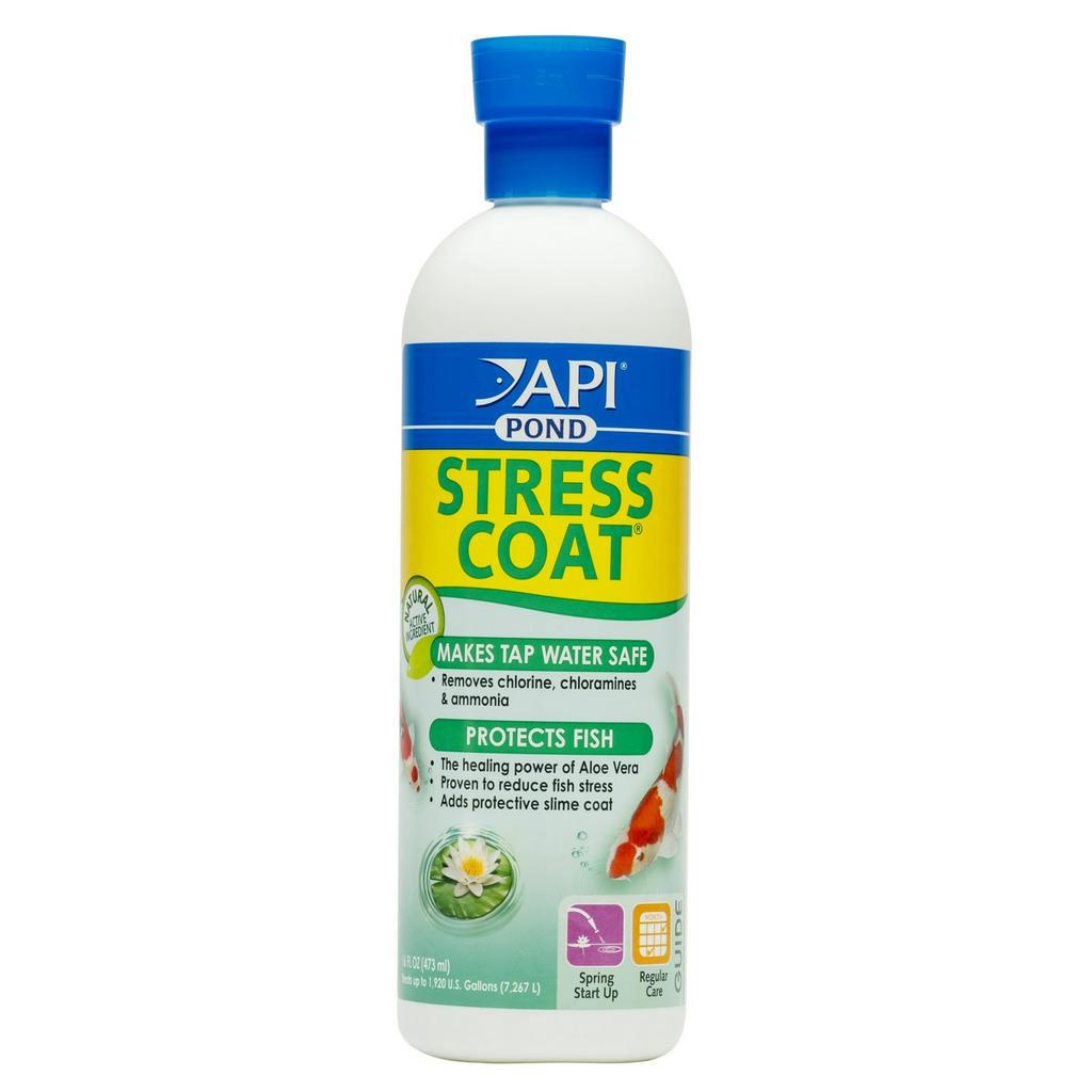 API - Stress Coat Pond - Giảm stress, khử độc nước cho cá nước ngọt & mặn, tép
