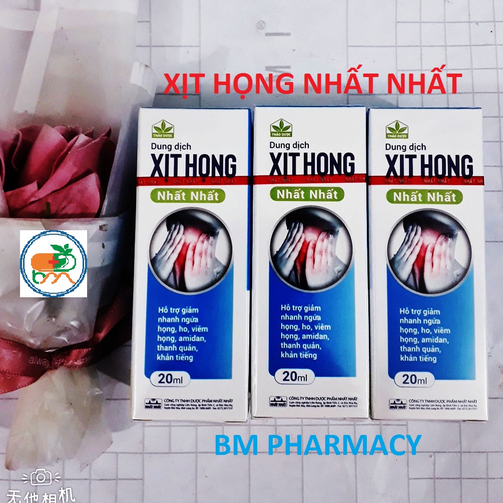 Xịt họng nhất nhất, giúp giảm ngứa họng, ho, viêm họng, amidan, thanh quản - ảnh sản phẩm 1