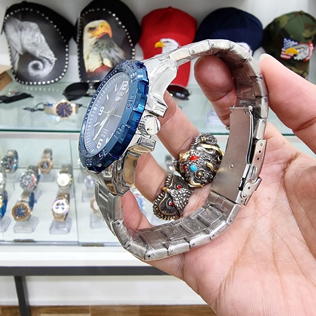 Đồng Hồ Nam Seiko Bảo Tín Máy Quartz Kim Trôi Như Máy Cơ, Nam Tính, Trẻ Trung, Sang Trọng, Cá Tính
