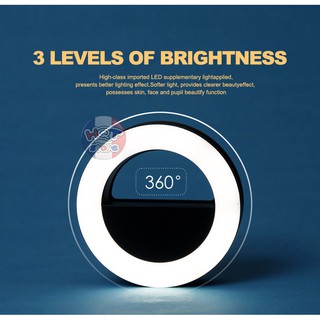 Đèn led chụp hình Selfie RK-14 Ring 360 độ