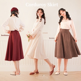 Chân váy nhung xoè Corduroy Skirt