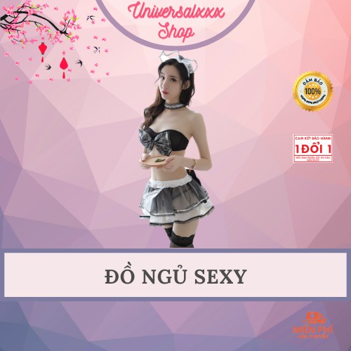 Cosplay Cô Thỏ Hầu Gái Dễ Thương Siêu Gợi Cảm - Đồ lót Bikini UNIVERSALXXX - DNS01