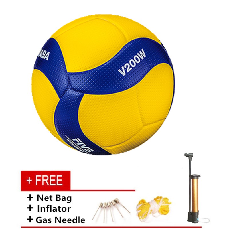 Quả Bóng Chuyền Mikasa V200W Cỡ 5 Kèm Phụ Kiện
