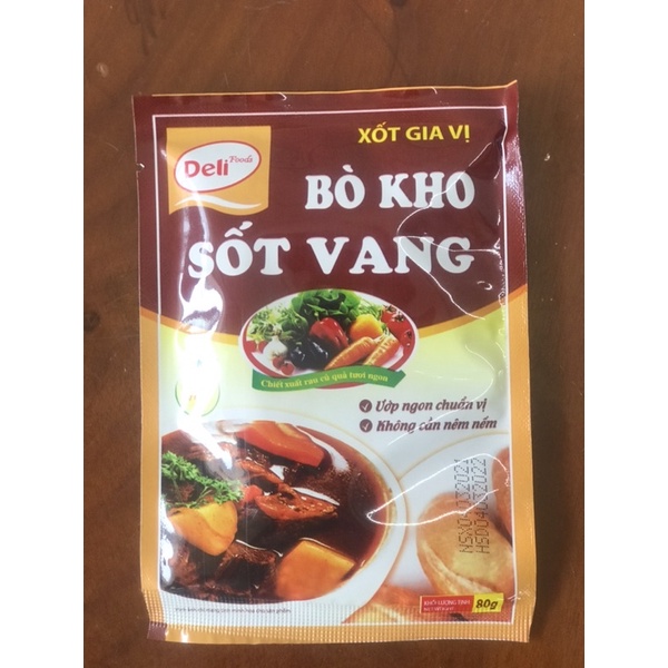 Sốt Vang Bò Kho 80g