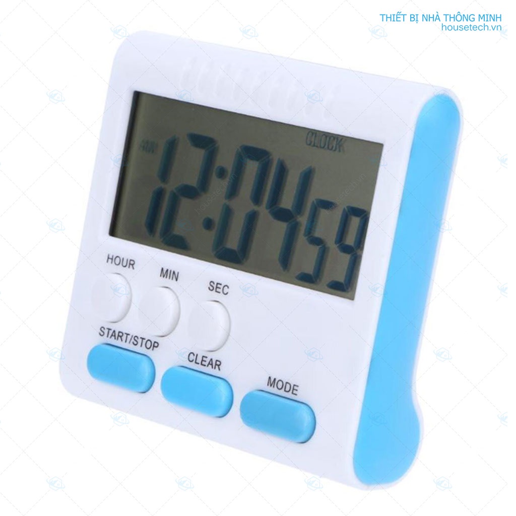Đồng Hồ Bấm Giờ Để Bàn Đếm Ngược Âm Báo To Tối Đa 24 Giờ