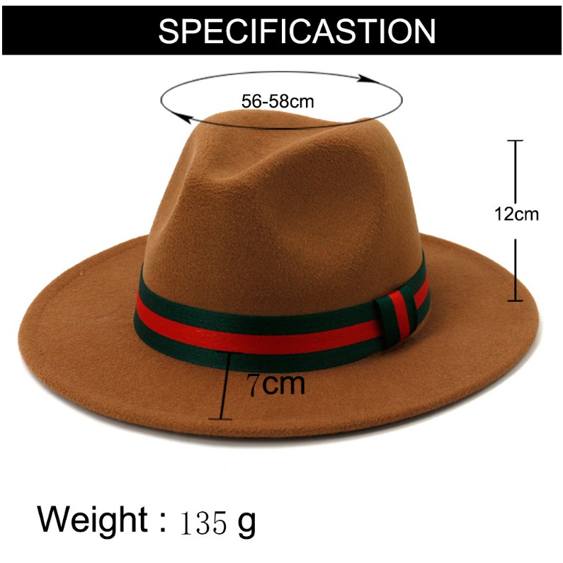 Mũ Phớt Fedora Nam Nữ FN17 Rộng Vành Cao Cấp Mugout - Nón Phớt Nam Nữ Chất Nỉ Cao ...